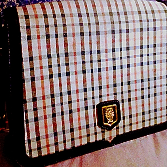 Daks plaid tartain purse (beige,red,black) - Picture 1 of 1